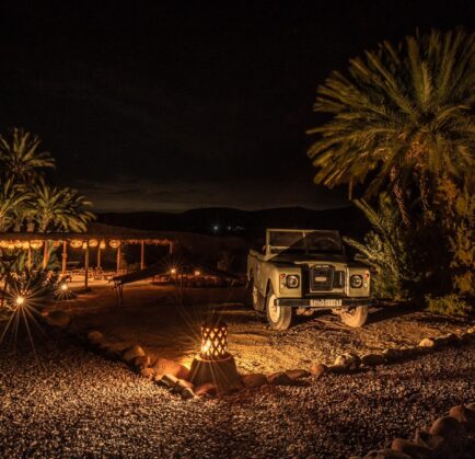 Night in agafay desert