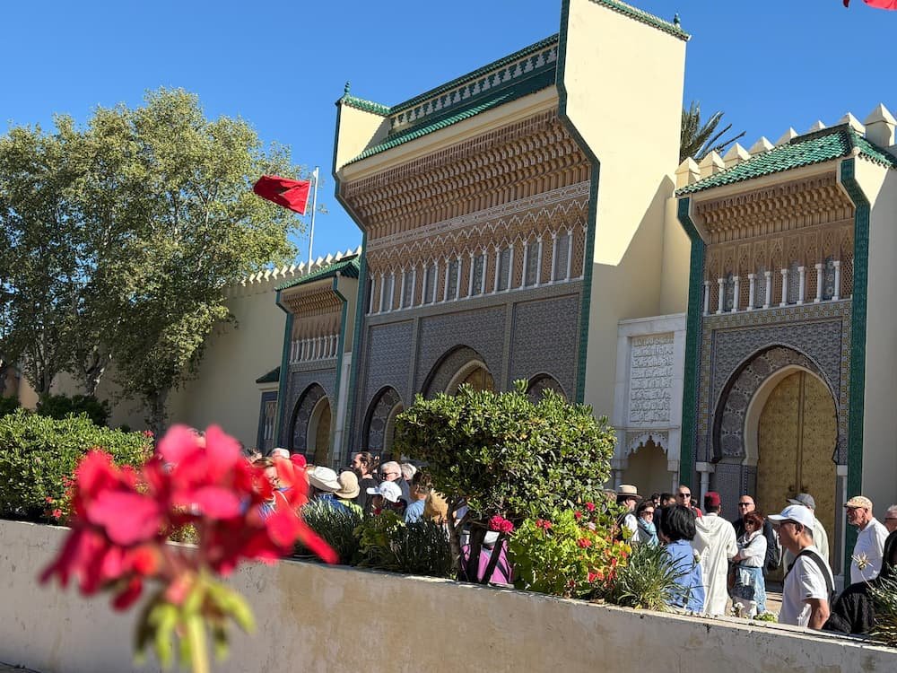 Royal Palace gates in Fes during Custom Morocco Tours with Marrakech First