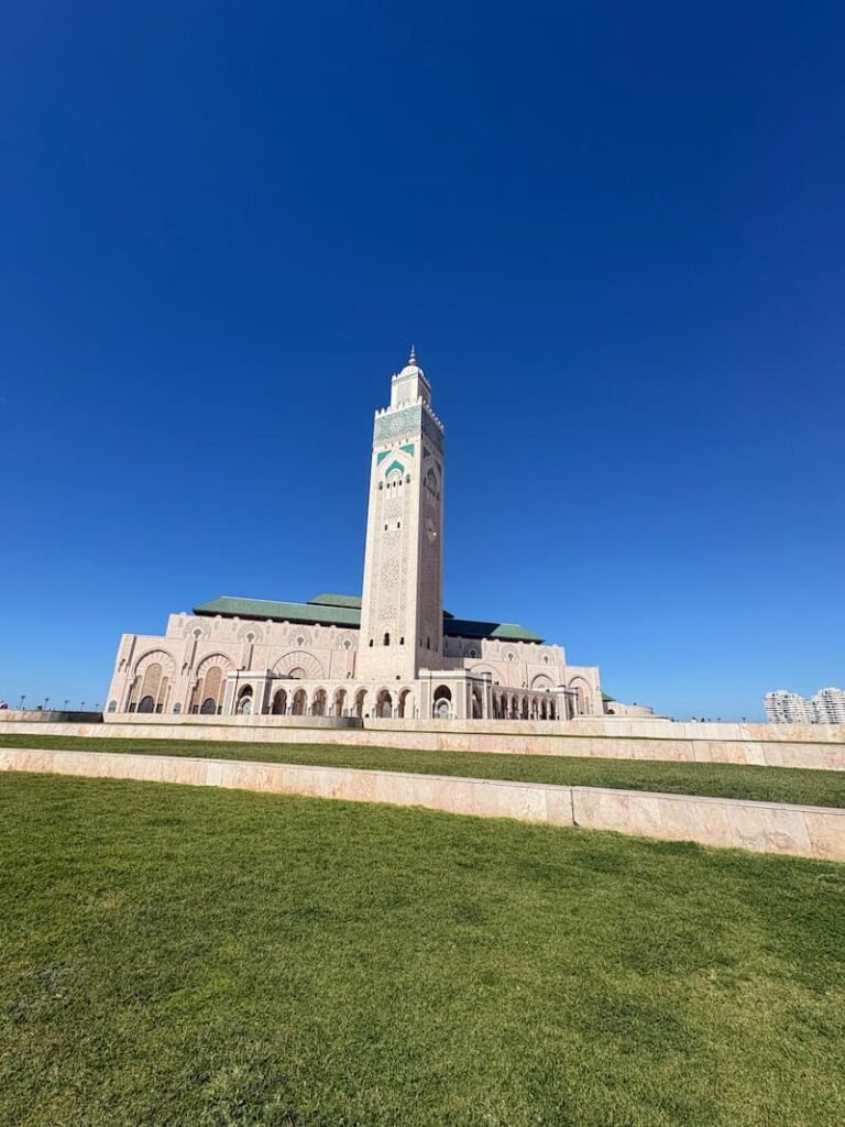 Hassan II Mosque in Casablanca during Custom Morocco Tours with Marrakech First