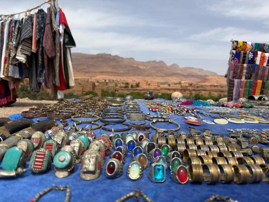 Todgha oasis scenery on a 3 day group desert tour from Marrakech to Merzouga